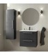 Meuble de salle de bain sur pieds BONDI 2 tiroirs avec lavabo